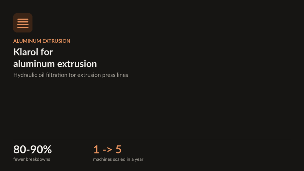 Case Studies 2 tile 2 aluminum extrusion firestone